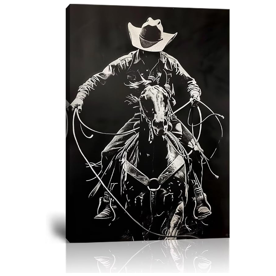 Resin Art Images - Western Cowboy Retro Southwest Komplette Diamantmalerei-Sets