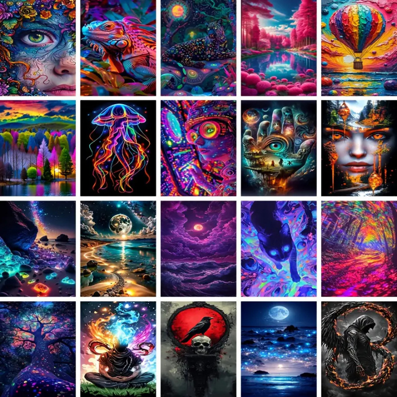 Resin Art Images - 1 Diamantmalerei-Set, einschließlich des Hauptbildmusters, aber