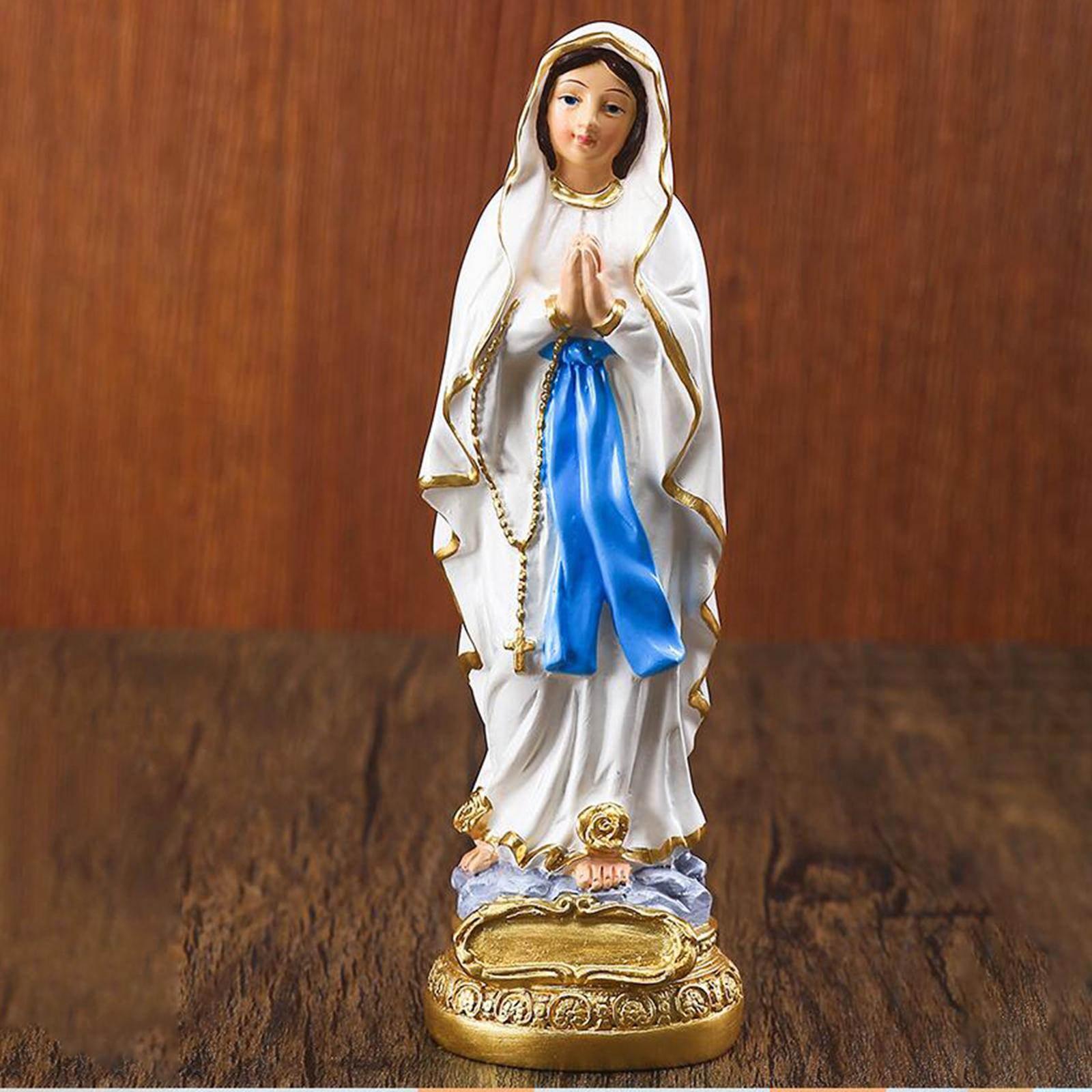 Resin Art Mary - Marienstatue Figur Skulptur Heimdekoration Kunsthandwerk Madonna