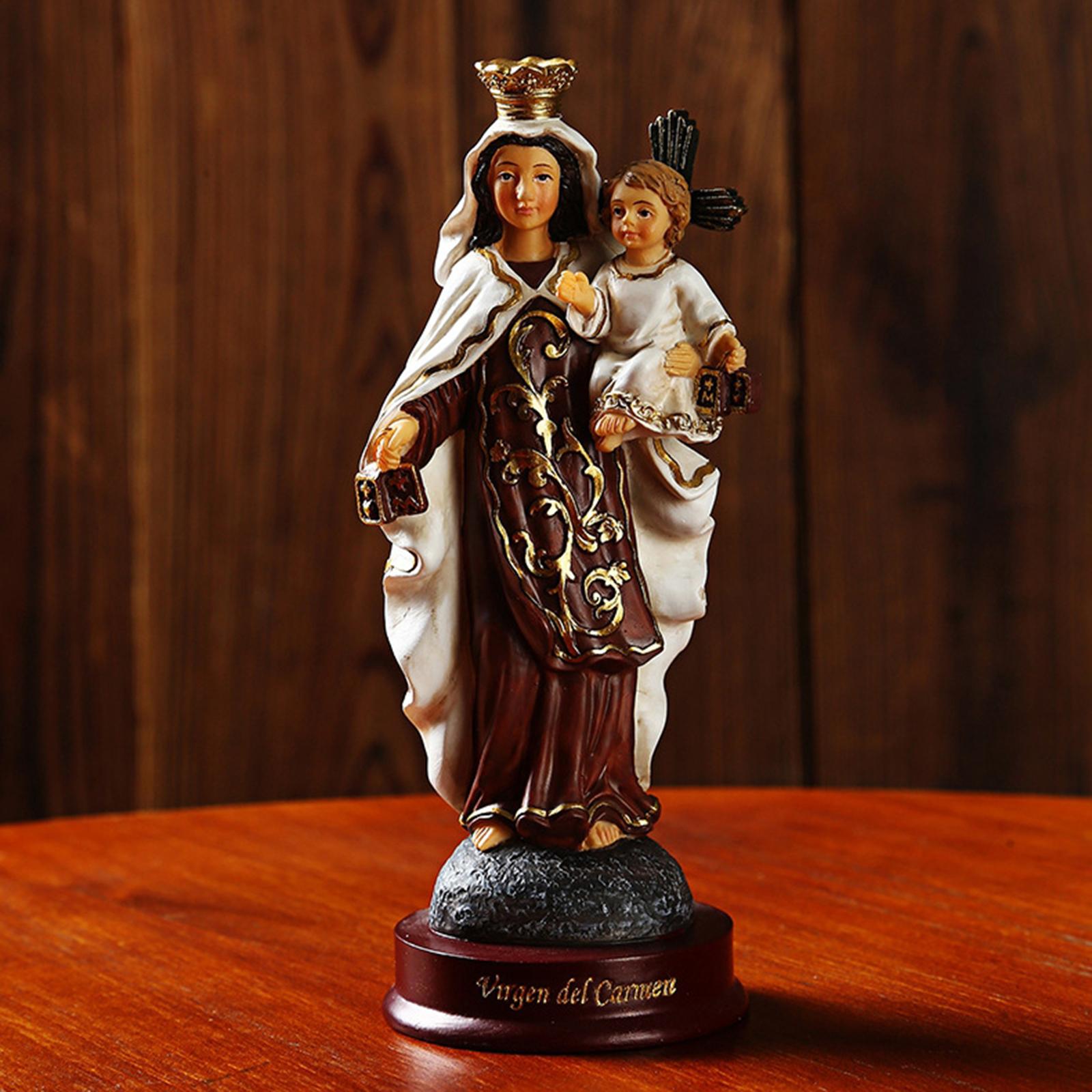 Resin Art Mary - Religiöse Figur aus Kunstharz: Statue und