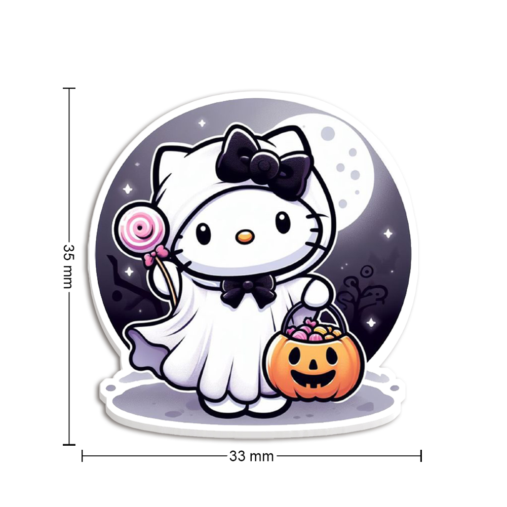 Resin Art And Deco - 10 Stück/Set Sanr Halloween Hello Cat