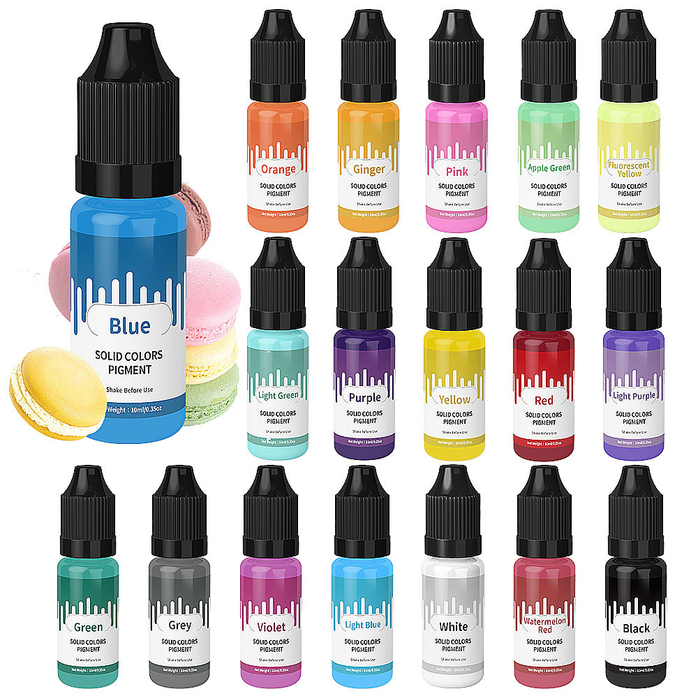 18 farben 10 ml Macaron Solide – Resin Dye Opaque Bewertung und Preis