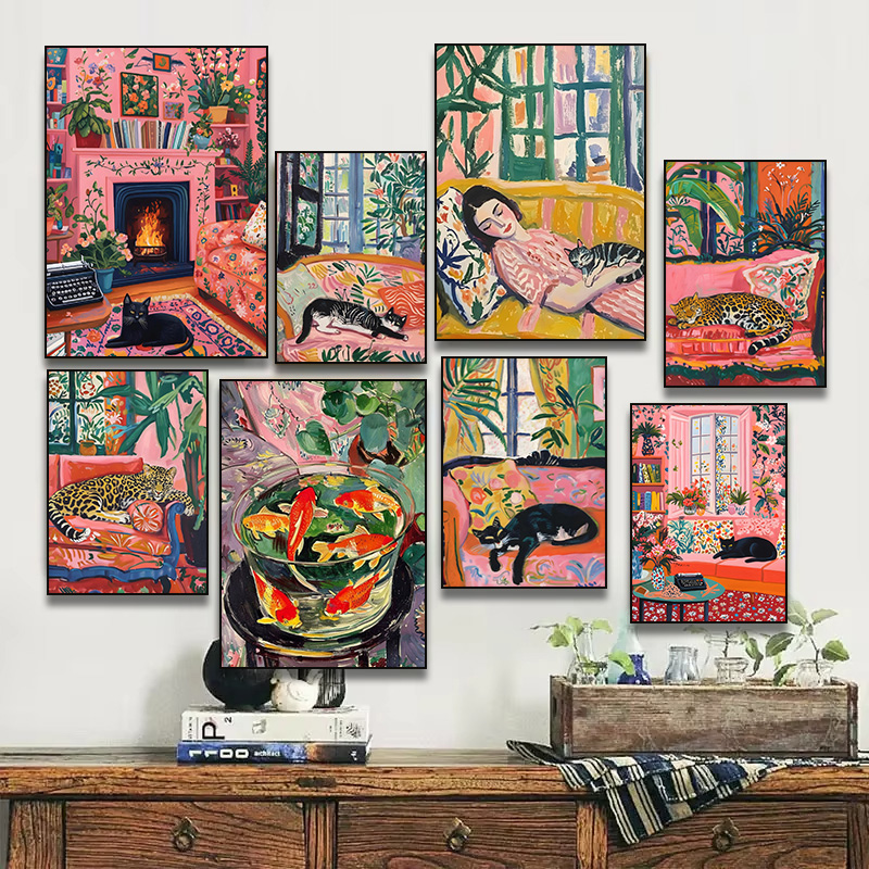 Frau und Katze Henri Matisse I – Resin Art And Deco Bewertung und Preis
