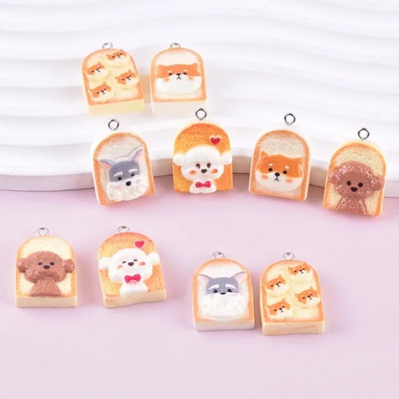 10 Stück niedliche Toast-Hund- – Resin Art Things Bewertung und Preis
