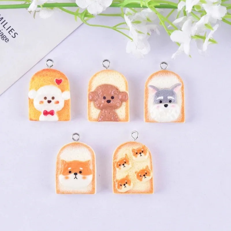 10 Stück niedliche Toast-Hund- – Resin Art Things Bewertung und Preis
