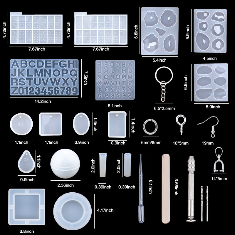 Silikon Harz Formen Kit Epoxy  – Resin Art Earrings Kit Bewertung und Preis