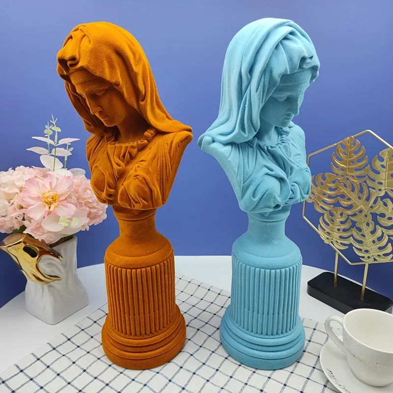 Flockbeschichtete Harz-Statue  – Resin Art Mary Bewertung und Preis