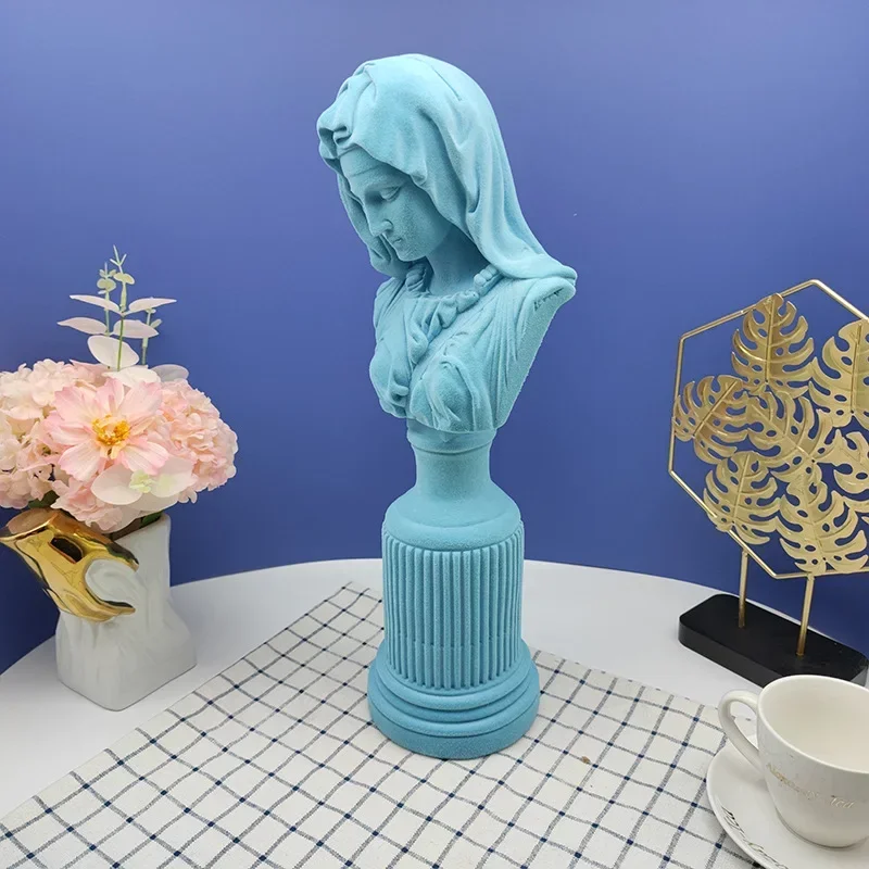 Flockbeschichtete Harz-Statue  – Resin Art Mary Bewertung und Preis