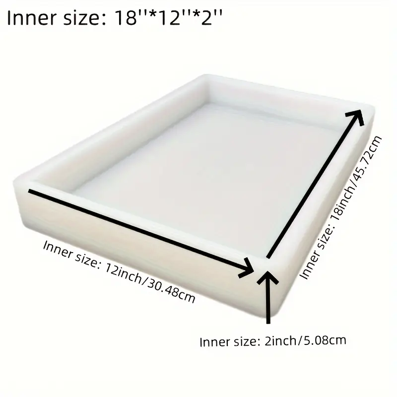 18*12*2 Zoll Große Silikonform – Resin Art Table Bewertung und Preis