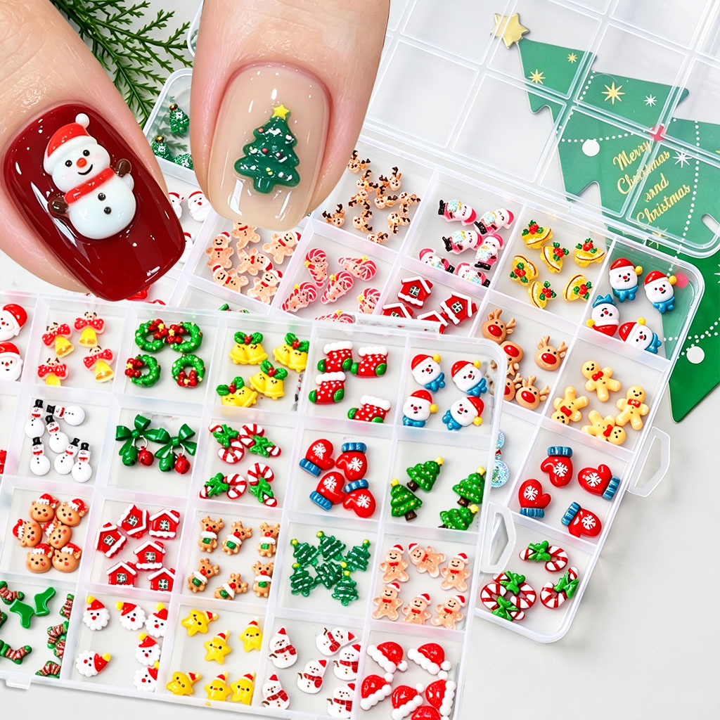 1 Box Gemischte 3D Weihnachts- – Xmas Resin Art Bewertung und Preis