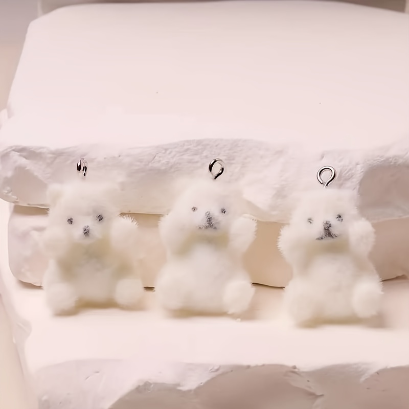 6 Stück Eisbär-Harzanhänger, W – Resin Art Things Bewertung und Preis