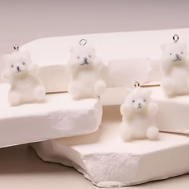 6 Stück Eisbär-Harzanhänger, W – Resin Art Things Bewertung und Preis