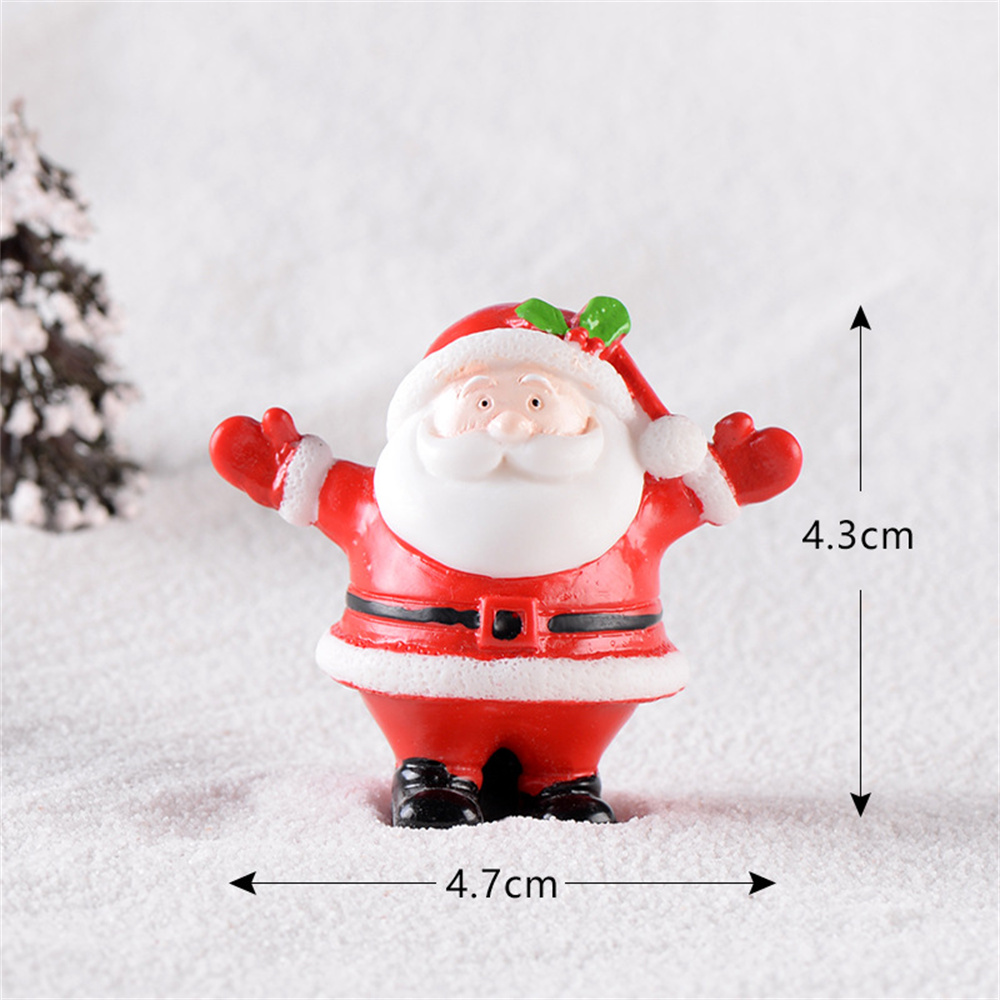 1pc Harz Santa Claus Ornament  – Xmas Resin Art Bewertung und Preis