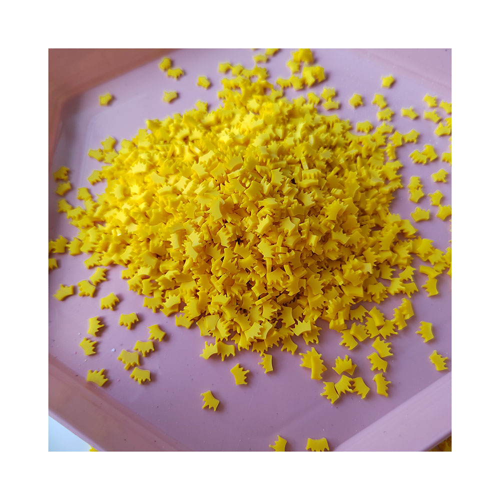 Gelbe Kronen scheiben Polymer  – Resin Art Clay Bewertung und Preis