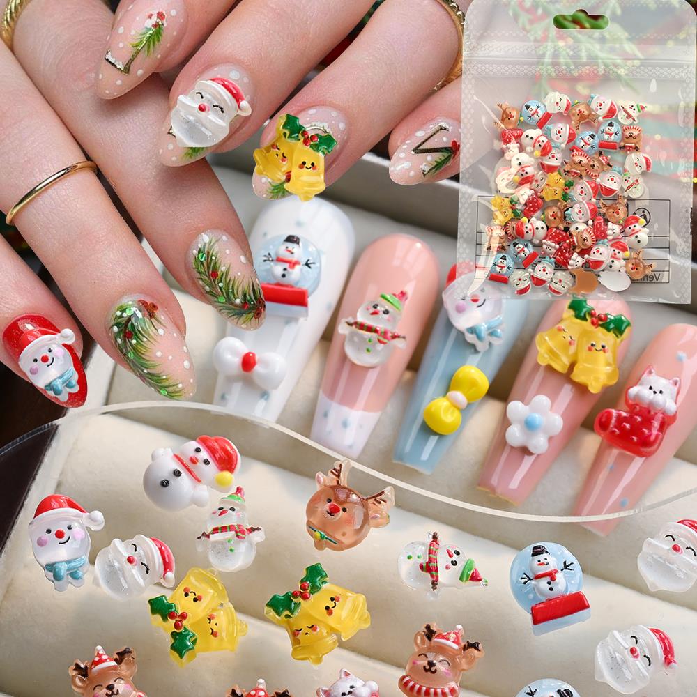 50Pcs 3D Weihnachten Schneeman – Xmas Resin Art Bewertung und Preis