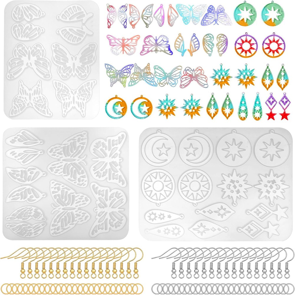 A20I 143-teiliges Harz-Ohrring – Resin Art Earrings Kit Bewertung und Preis
