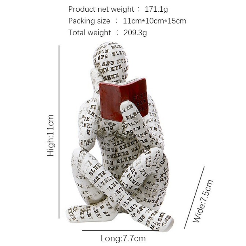 1 Stück Mini Lesende Frauenfig – Resin Art Images Bewertung und Preis
