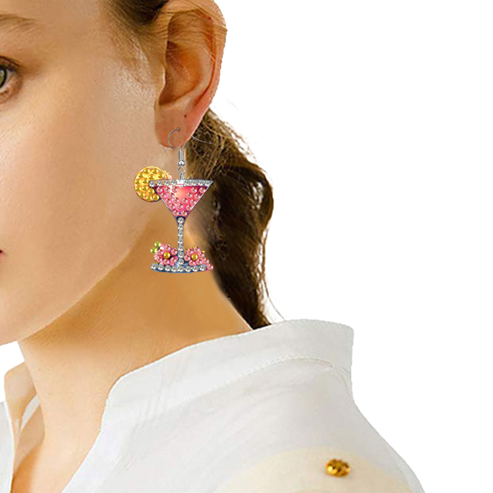 4 Paar Doppelseitiges Diamantk – Resin Art Earrings Kit Bewertung und Preis