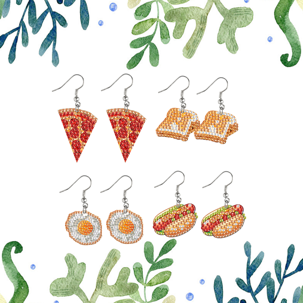 4 Paar Doppelseitiges Diamantk – Resin Art Earrings Kit Bewertung und Preis