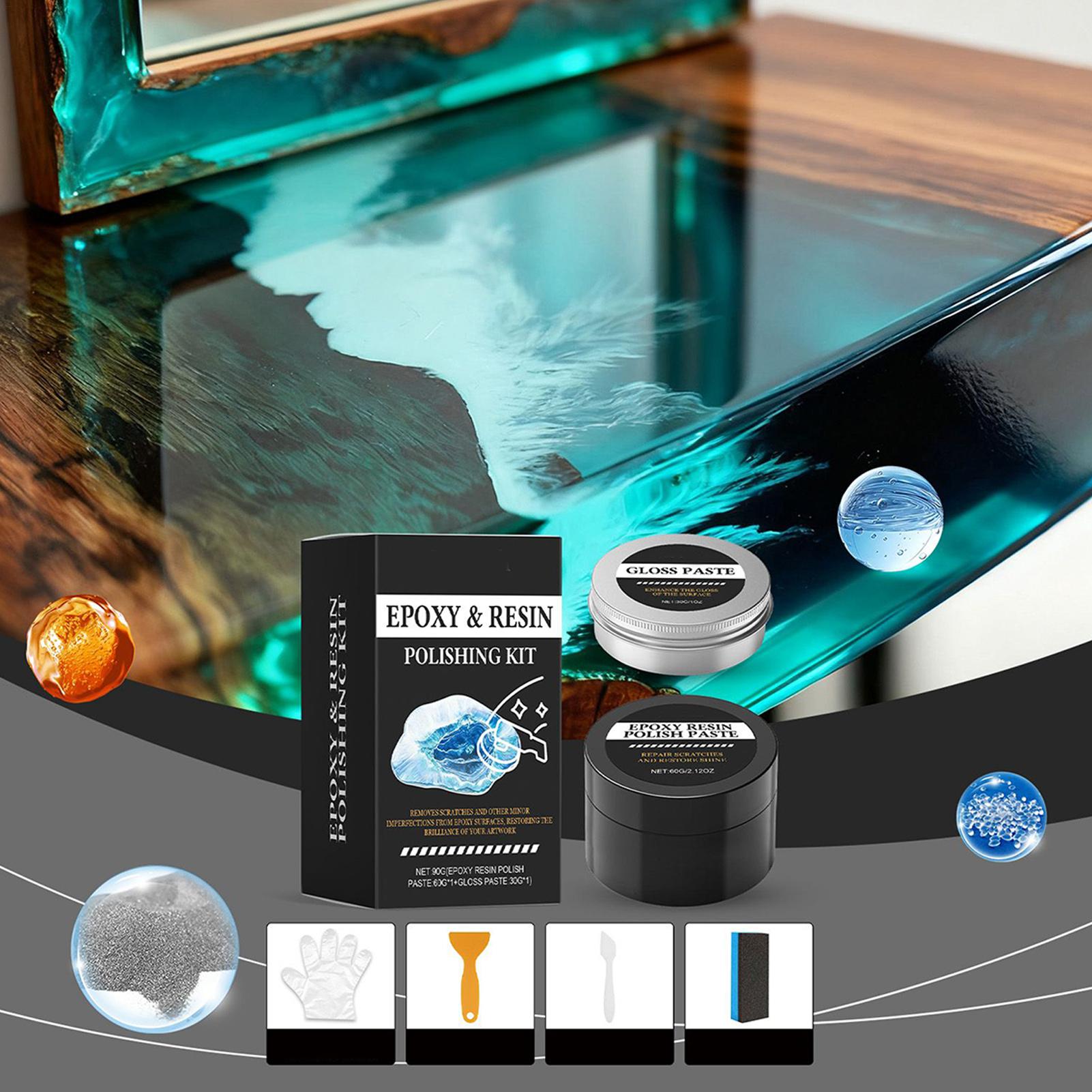 Polierset aus Epoxidharz – cre – Resin Art Table Bewertung und Preis