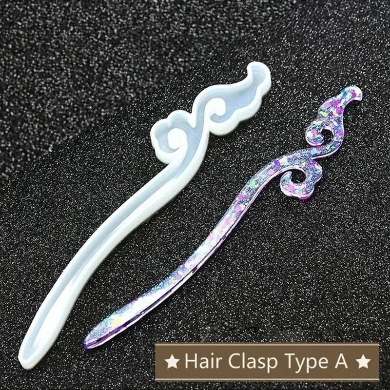 Neue Transparente Haarnadel Si – Resin Art And Deco Bewertung und Preis