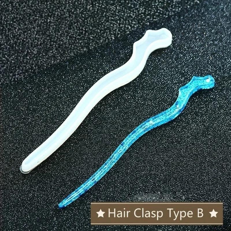 Neue Transparente Haarnadel Si – Resin Art And Deco Bewertung und Preis