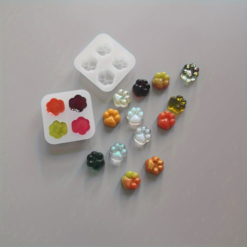 1Set Silikonformen mit Katzenp – Resin Art Clay Bewertung und Preis
