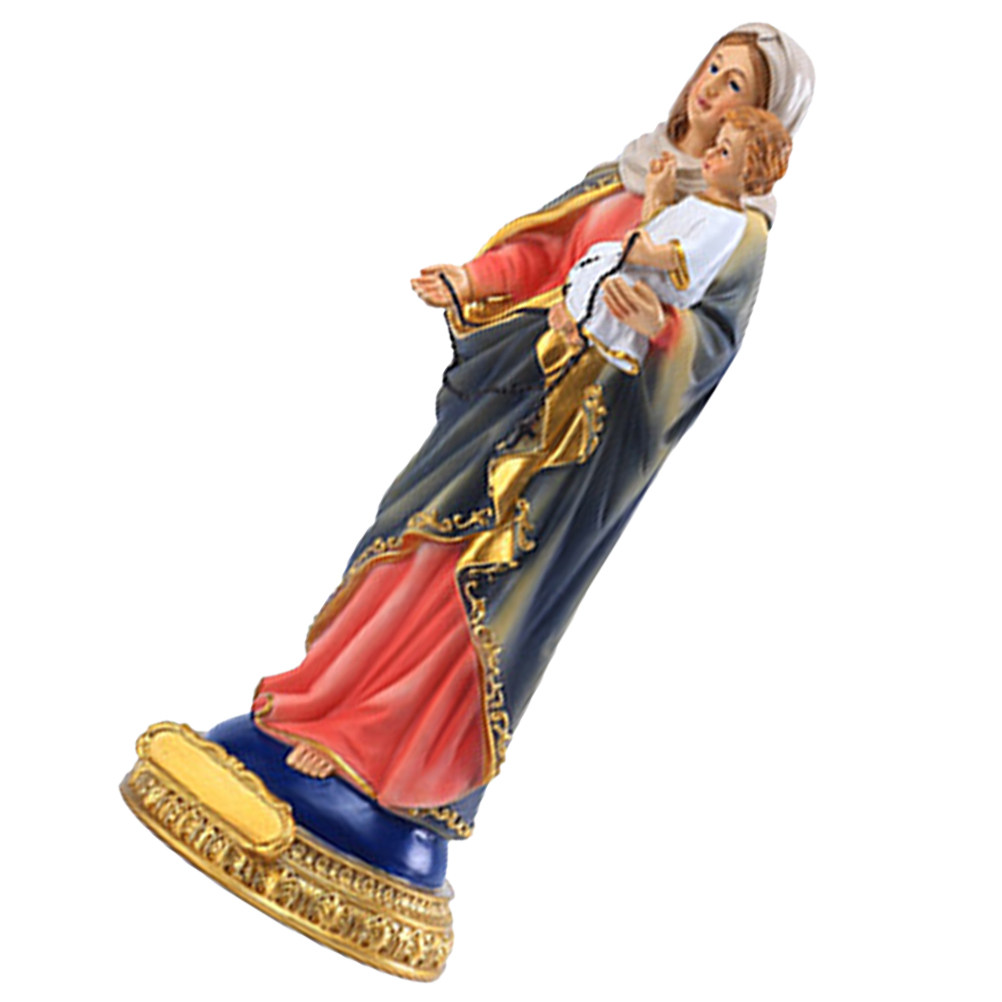 Heilige Maria Harz-Religionsor – Resin Art Mary Bewertung und Preis