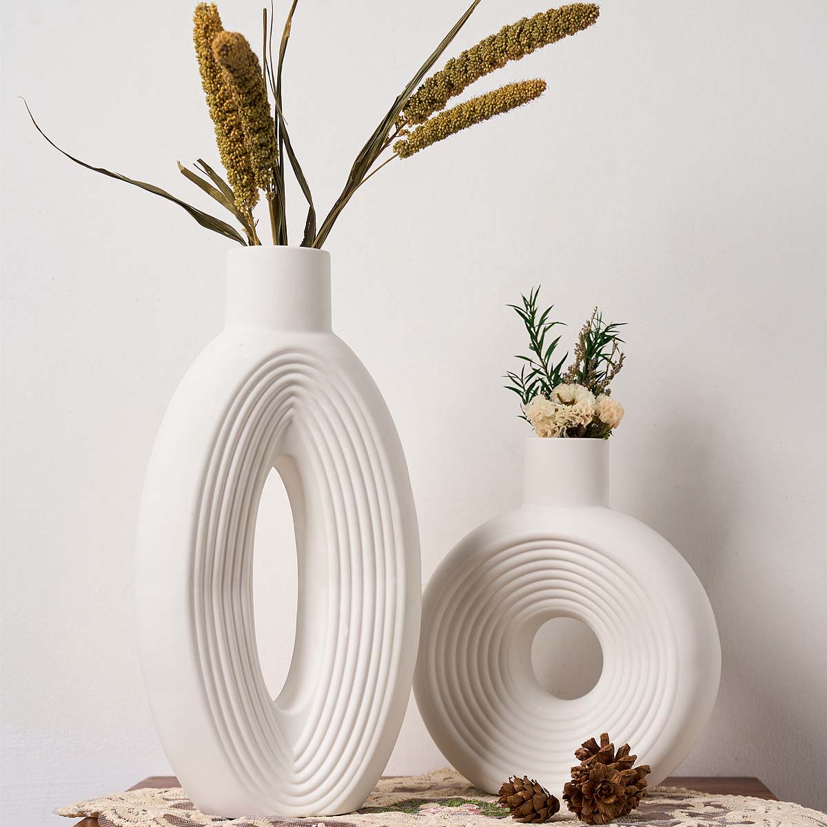 Nordic Streifen Vase Silikon F – Resin Art Table Bewertung und Preis