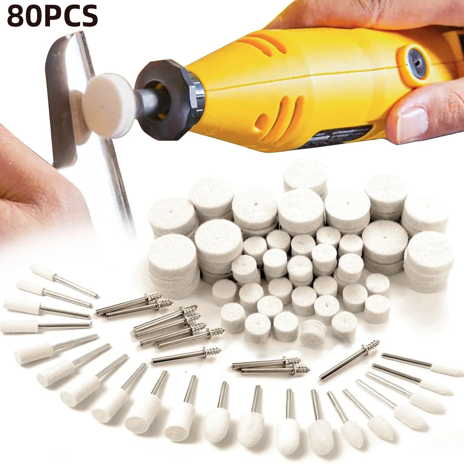 80-teiliges Wollfilz-Poliersch – Resin Art Store Bewertung und Preis