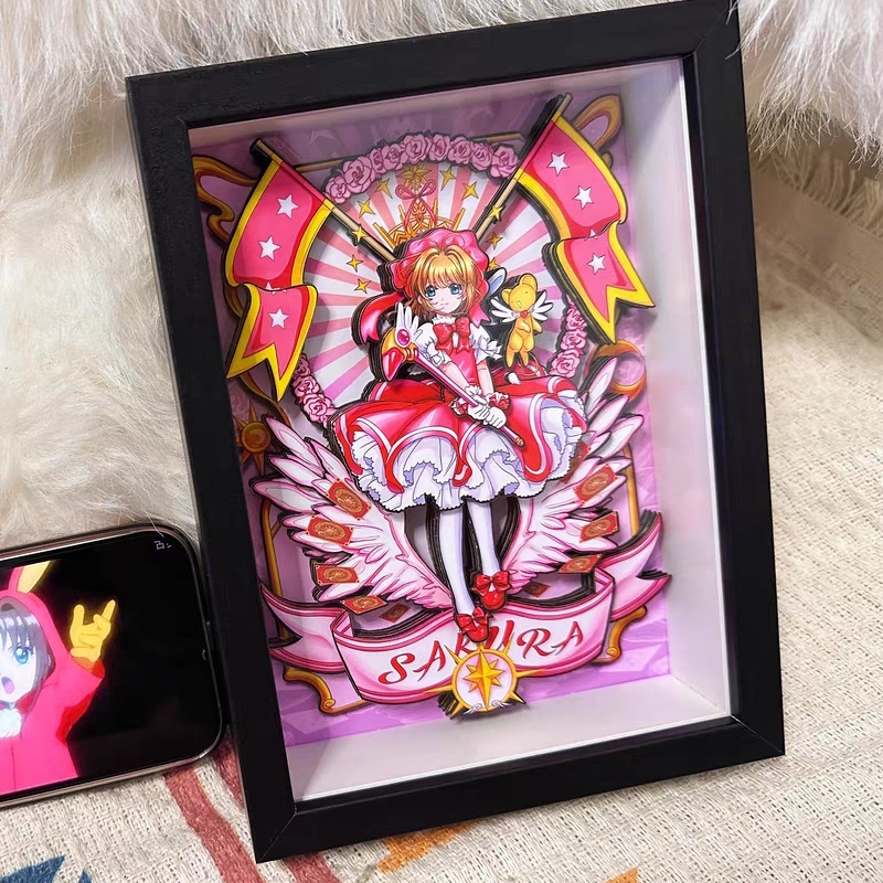 Heiße klassische Anime Card Ca – Xmas Resin Art Bewertung und Preis