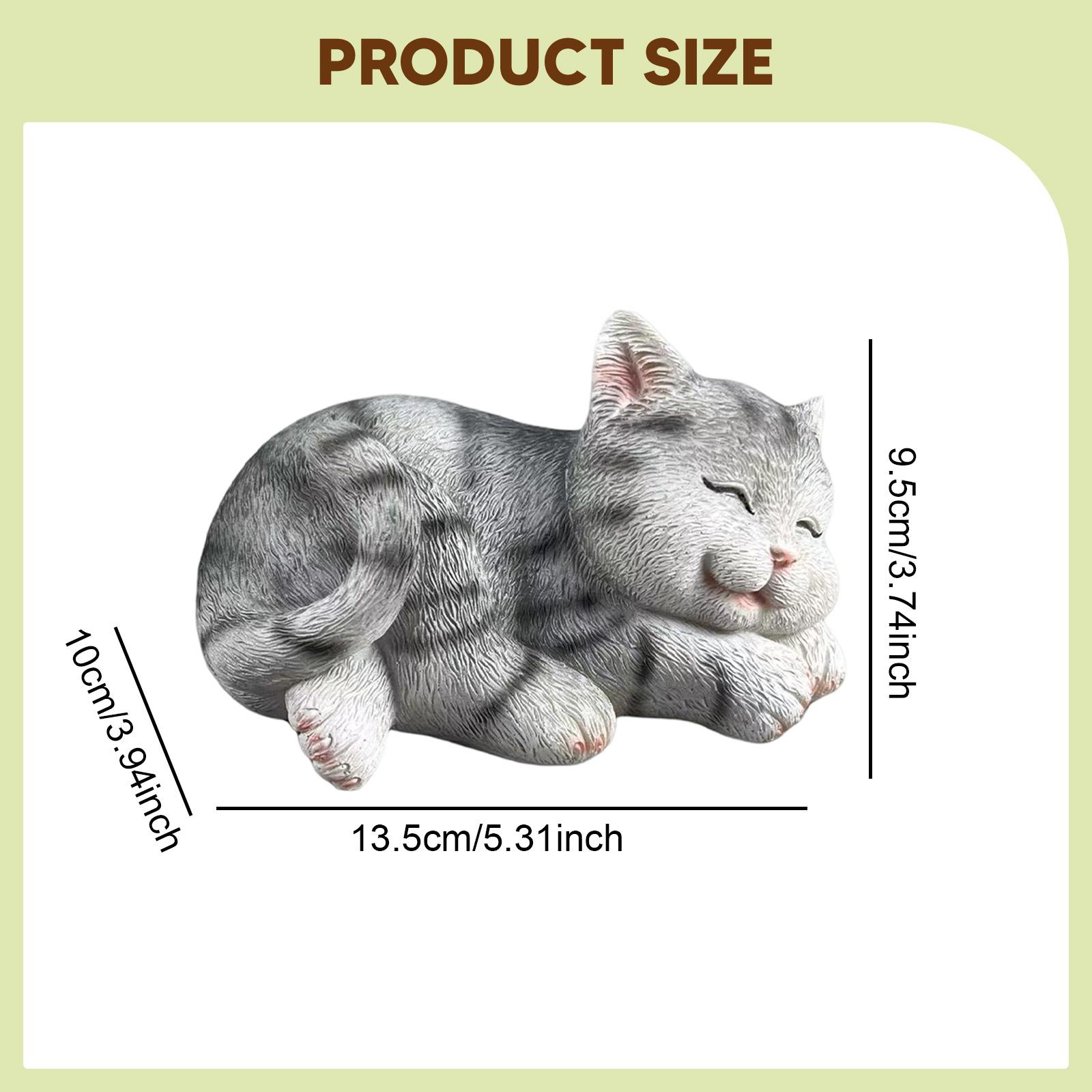 Katzenfigur Gartenskulptur Kre – Resin Art Table Bewertung und Preis