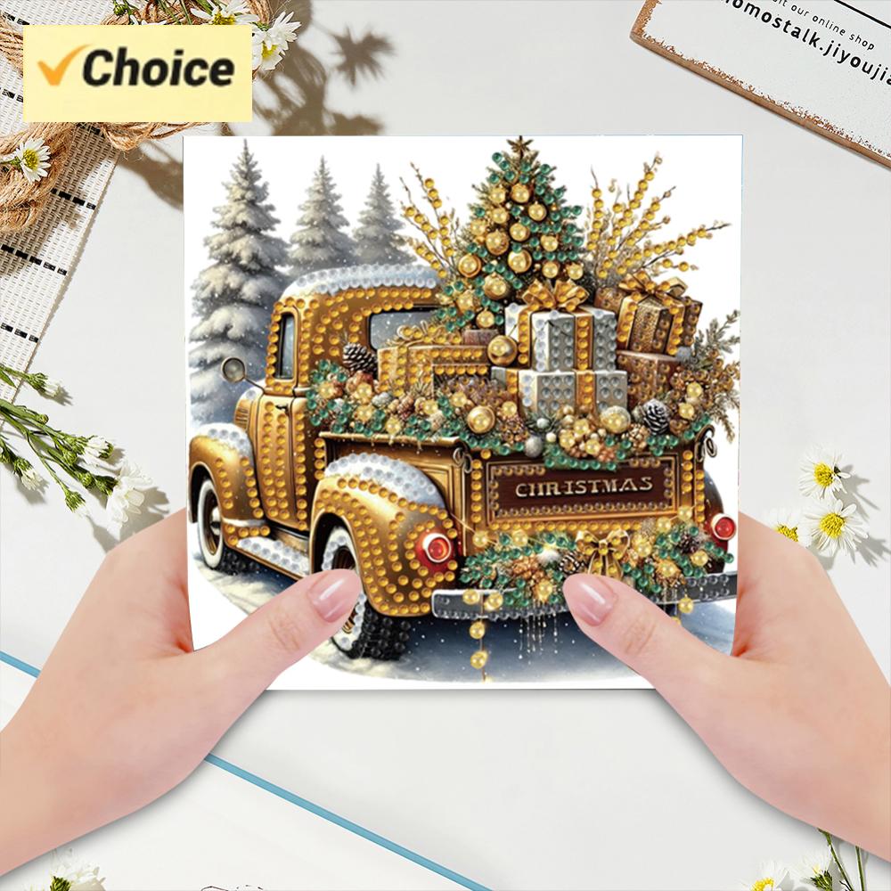 6PCS DIY Diamant Malerei Grußk – Xmas Resin Art Bewertung und Preis